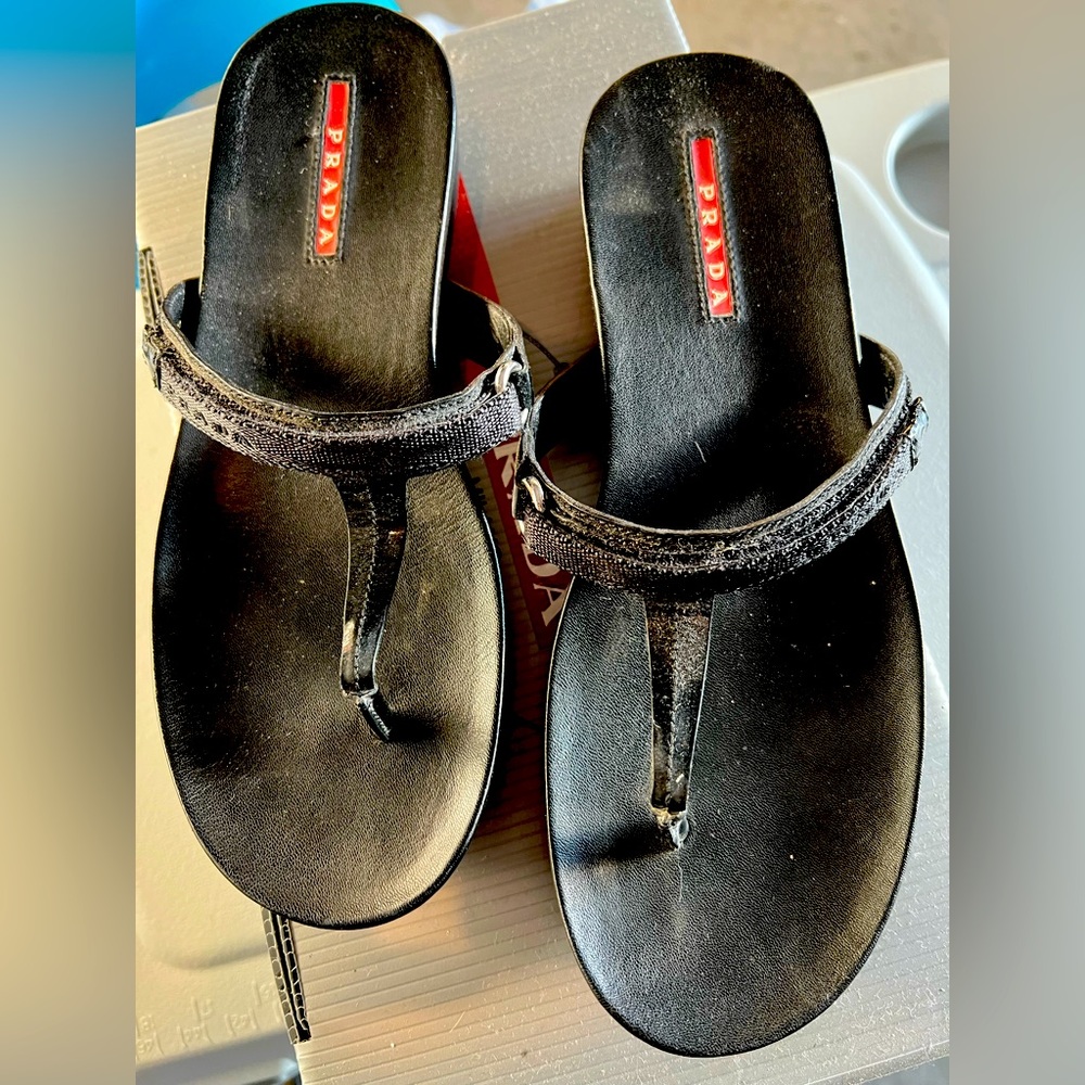 Prada Thong Sandals